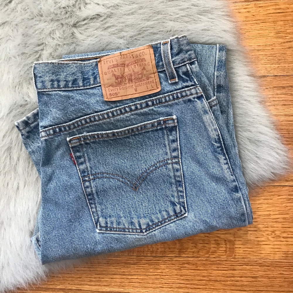 Levi's 505 Low Rise Straight Leg 16 MIS L USA Made - Picture 1 of 8
